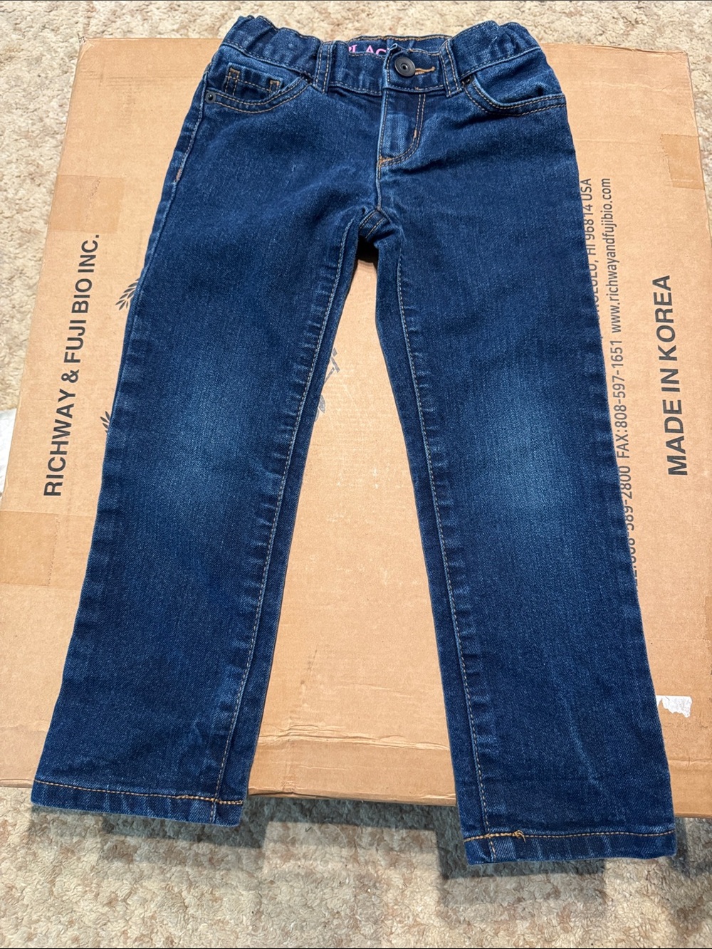 Place Girls Dark Blue Skinny Jeans